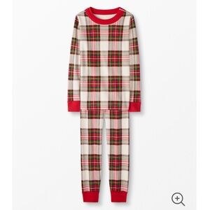 Hanna Andersson Women’s Holiday Print Long John Pajama Set.  Size XL